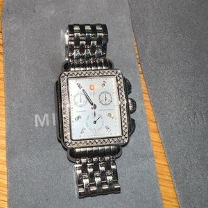 Michele deco diamond watch